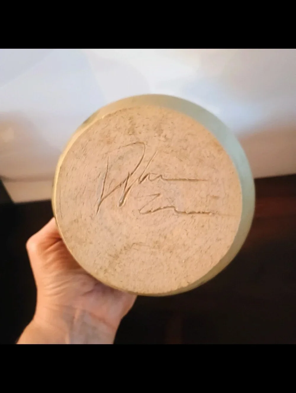 Signed Studio pottery plant pot